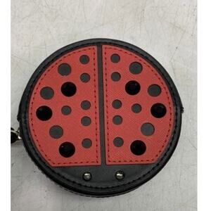Kate Spade Turn Over a New Leaf Lady Bug Coin Purse Women’s EUC